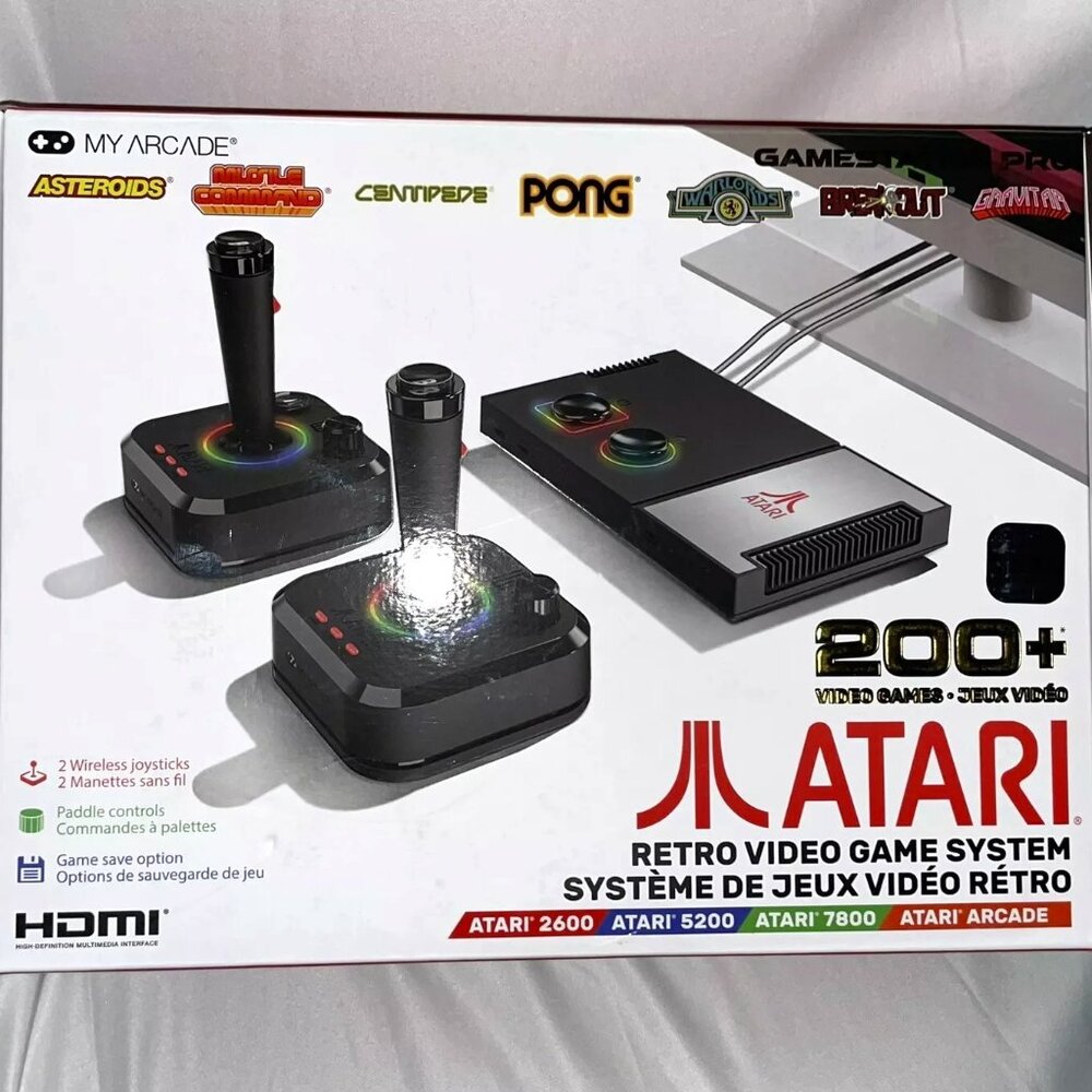 Atari Gamestation Pro Retro Gaming Console - 200 Games - Bluetooth/Wireless